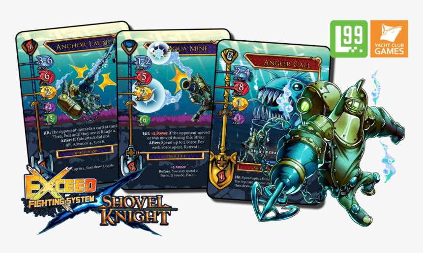 Exceed Card Previews - Exceed Fighting System Shovel Knight, HD Png Download, Free Download