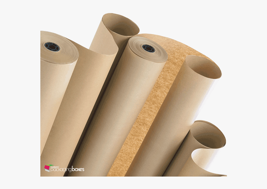 Pure Kraft Paper Rolls - Brown Paper Roll Png, Transparent Png, Free Download