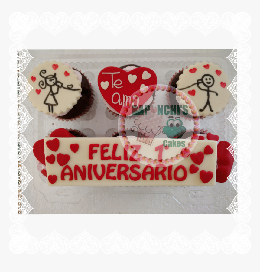 #raponchiscakes #cupcakes #aniversario #amor - Cake Decorating, HD Png Download, Free Download