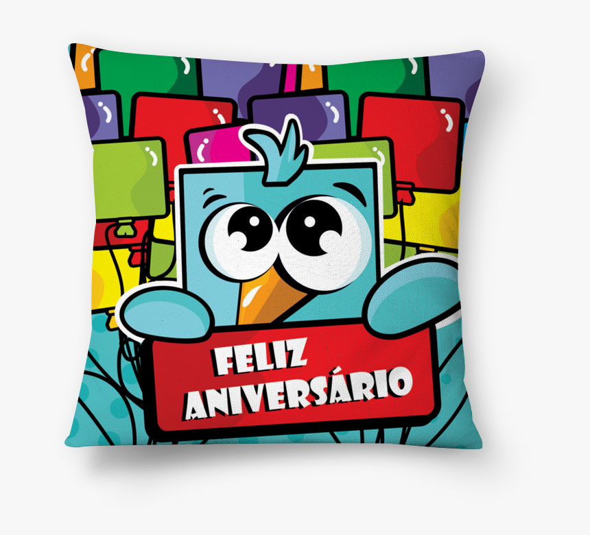 Almofada Feliz Aniversário De Carolina Costana - Cushion, HD Png Download, Free Download