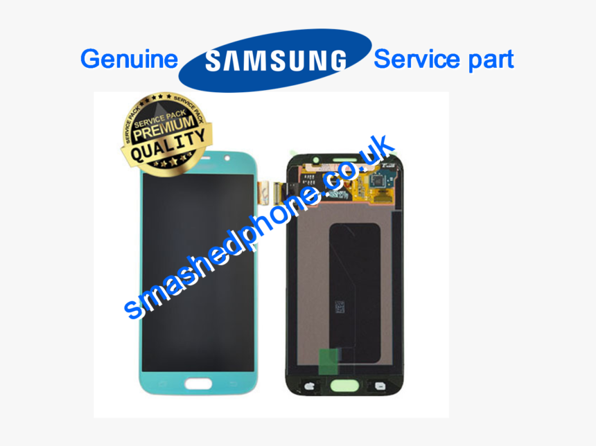 100% Genuine Samsung Galaxy S6 Sm G920f Lcd Topaz Blue - Samsung, HD Png Download, Free Download