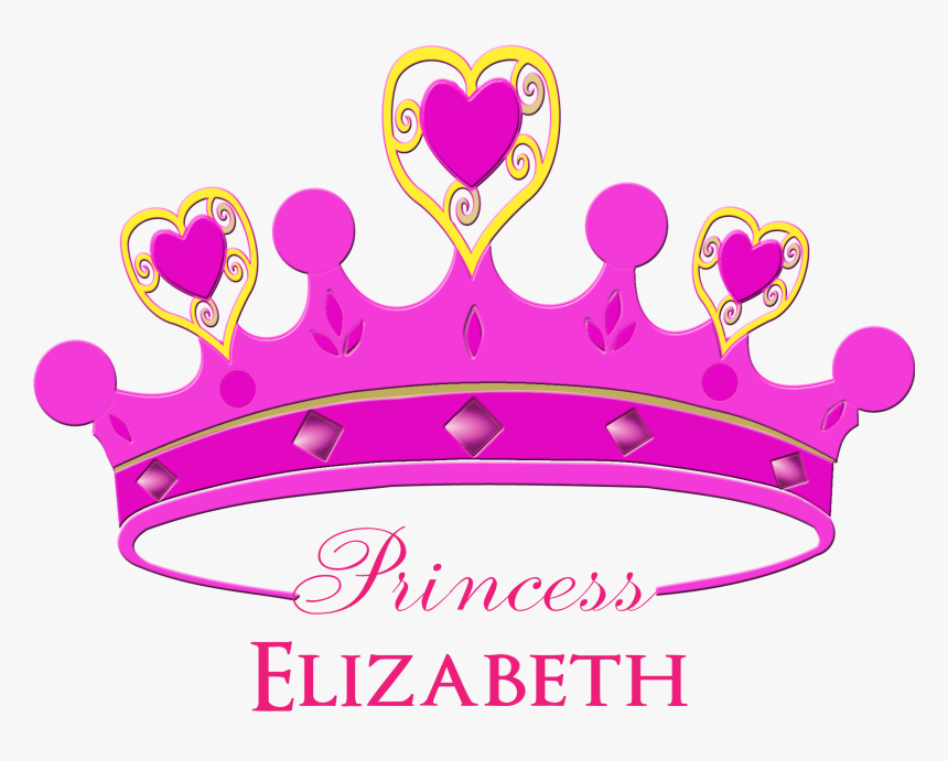 Crown Clip Art Girly - Princess Crown In Pink Color, HD Png Download, Free Download