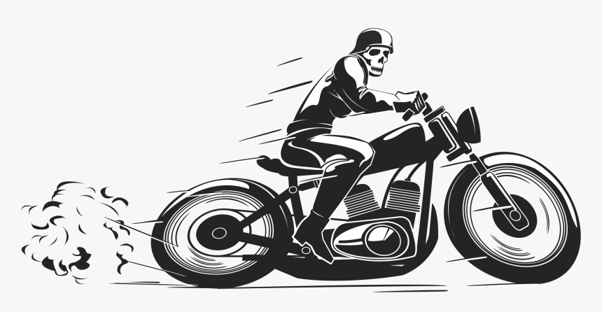 Delivery Clipart Motorcycle - Biker Png, Transparent Png, Free Download