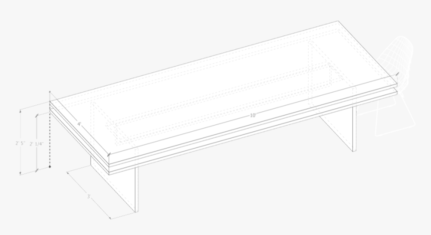 Table Dim - Bench, HD Png Download, Free Download