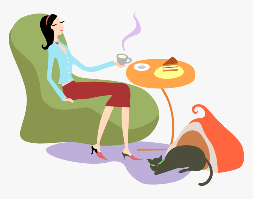 Vector Working Relaxed - Illustration, HD Png Download, Free Download
