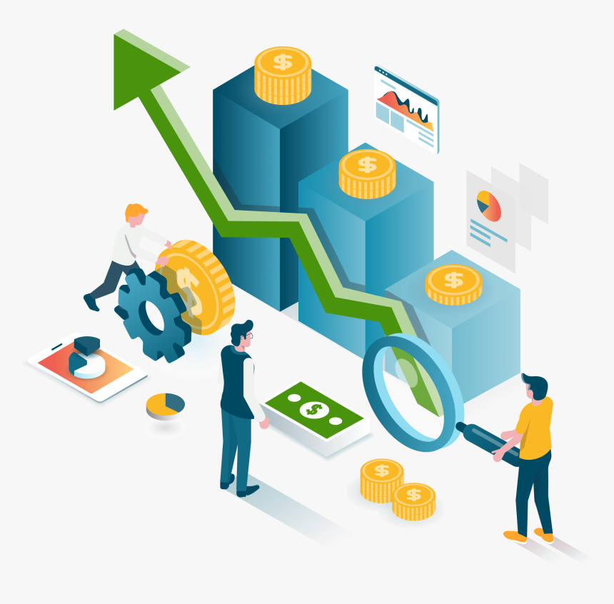 Investment Isometric Design Png, Transparent Png, Free Download