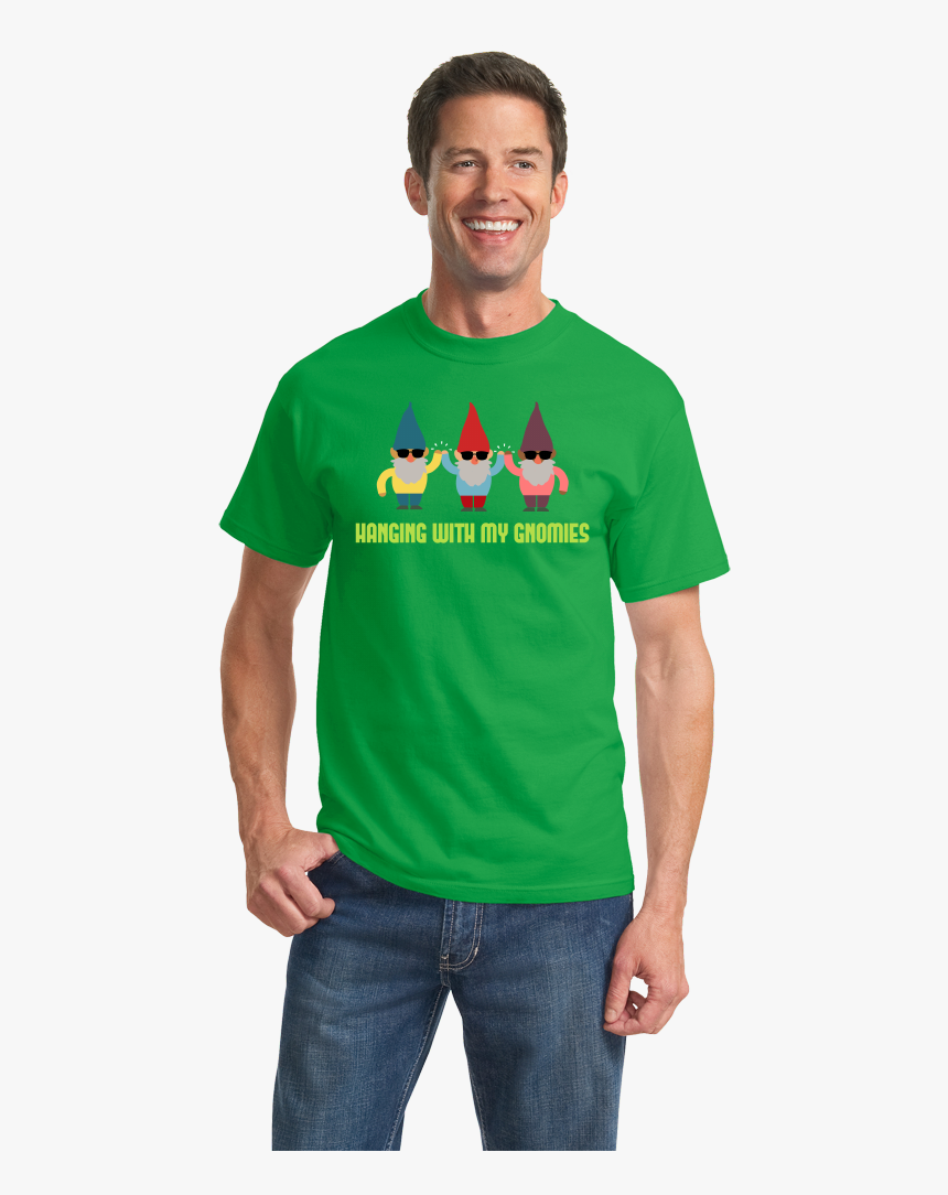 Green T Shirt Model, HD Png Download, Free Download