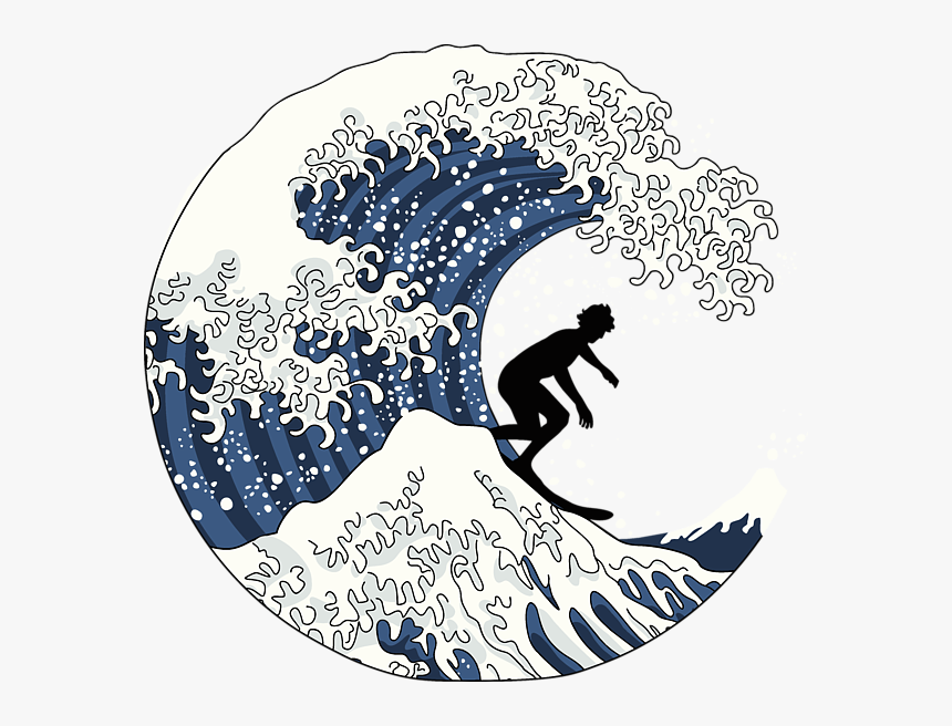 Great Wave Of Kanagawa Png, Transparent Png, Free Download