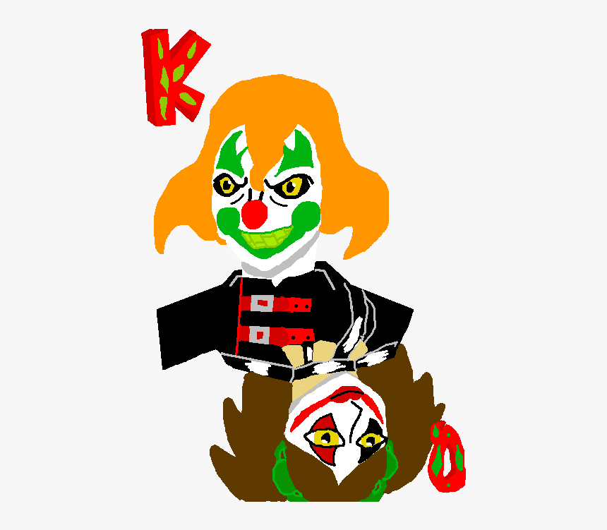 Comic Villain Symbol In Colorful Joker Costume With, HD Png Download, Free Download