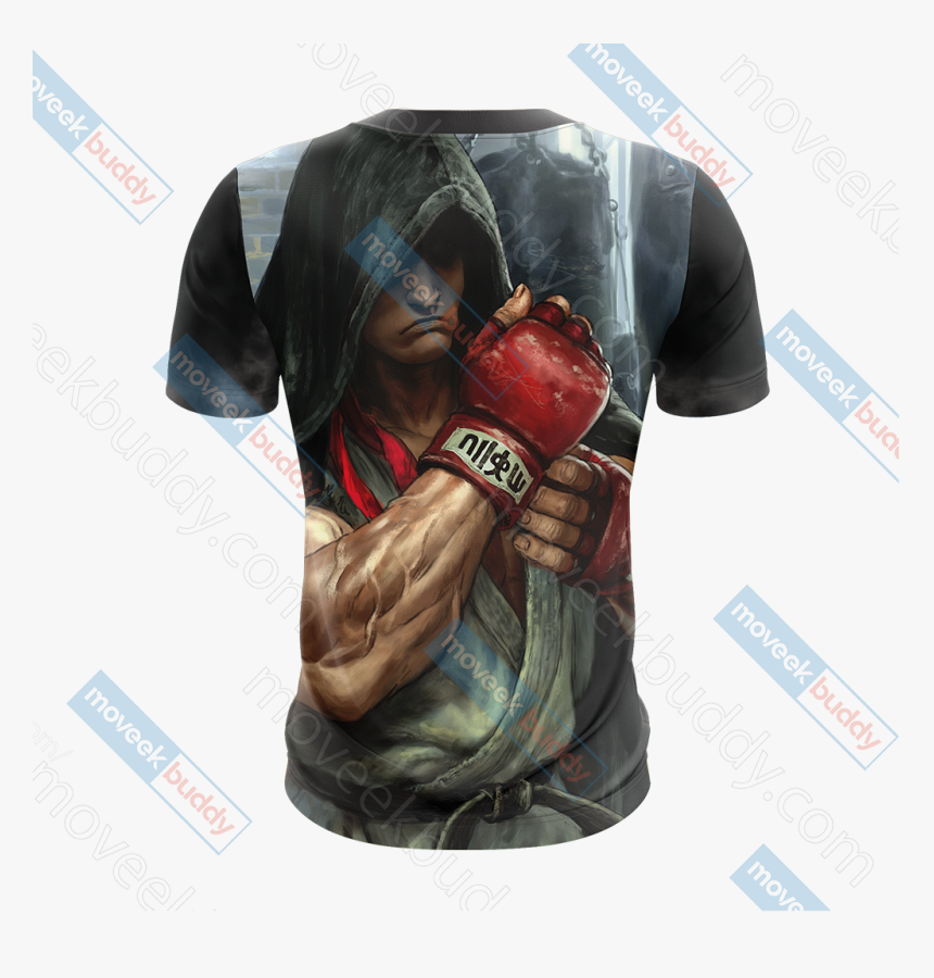 Ryu Unisex 3d T-shirt - Desenhos De Lutadores De Boxe, HD Png Download, Free Download