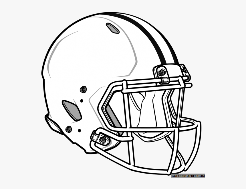 Black And White Football Helmet, HD Png Download, Free Download