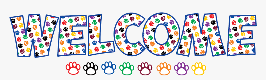 Paw Prints Welcome Bulletin Board, HD Png Download, Free Download