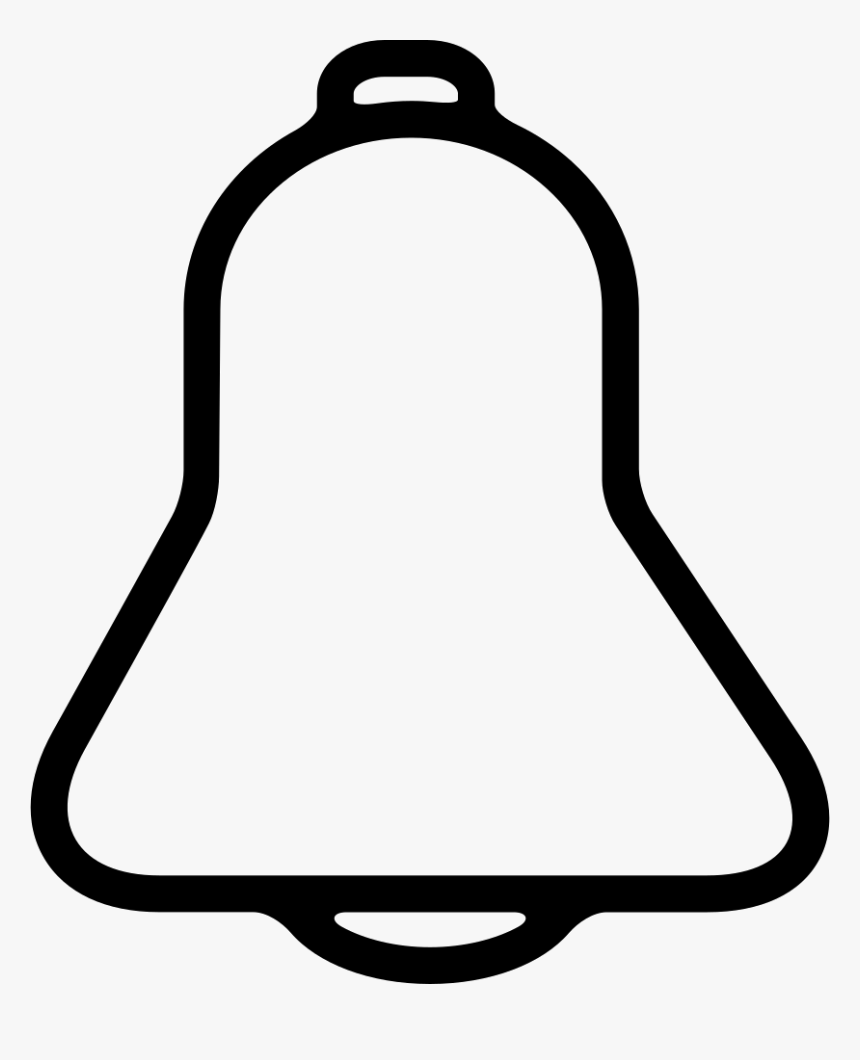 Bell Outline Interface Symbol Svg Png Icon Free Download - Simbolo Campana, Transparent Png, Free Download