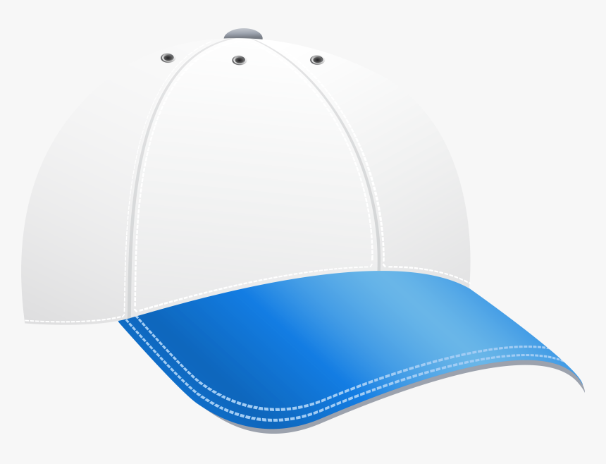 Black And White Cartoon Baseball Cap Clipart Clipart - Baseball Cap, HD Png Download, Free Download