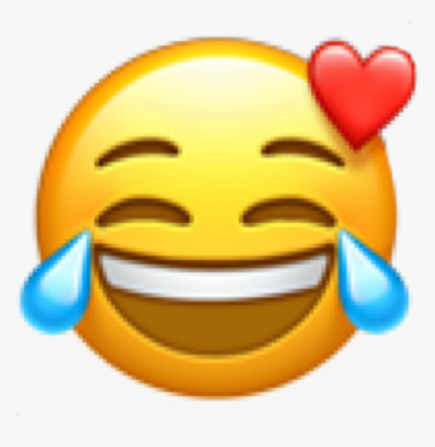 #emoji #laugh #love #crying #smiling #heart #freetoedit - Smiley, HD Png Download, Free Download
