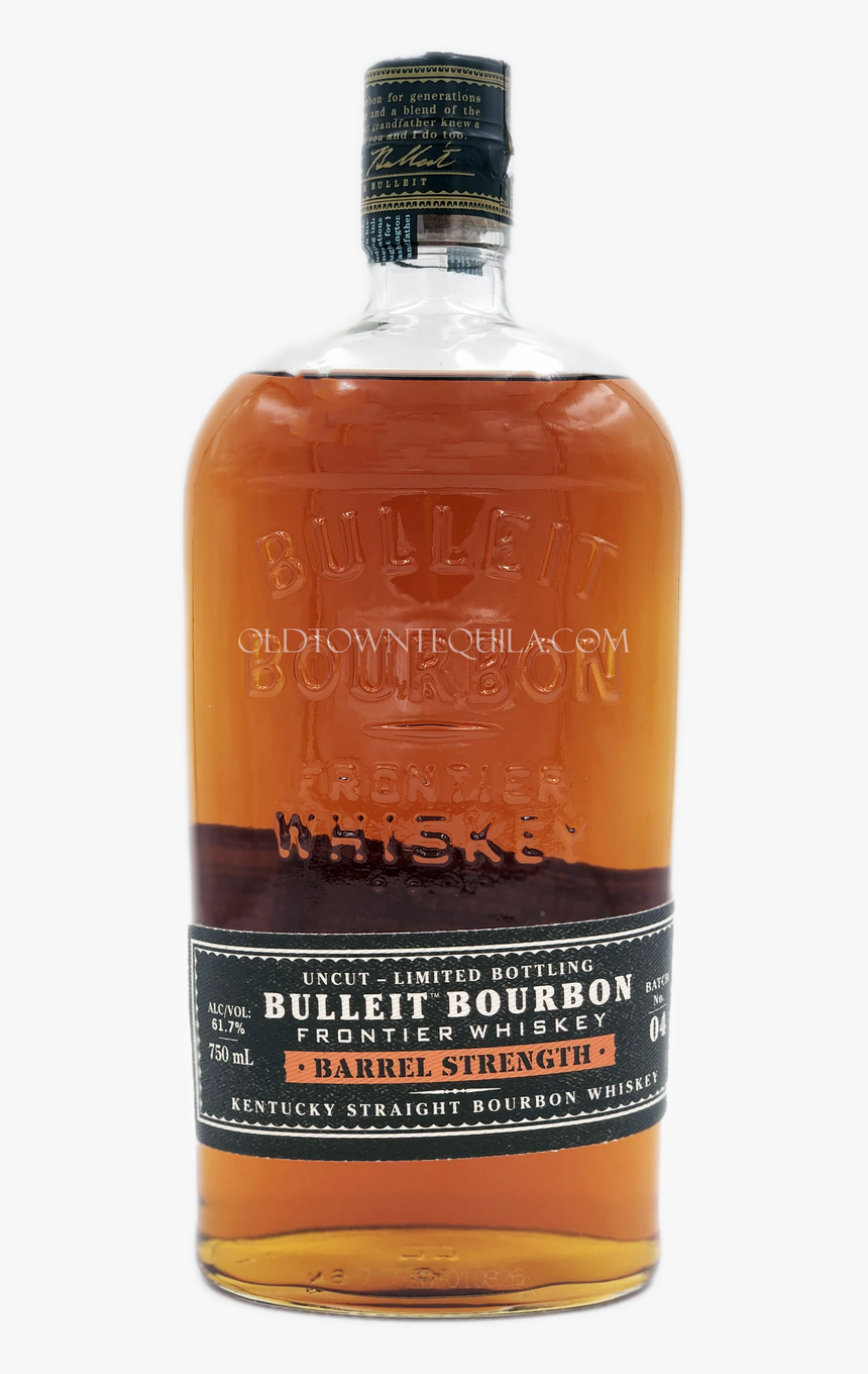 Bulleit Barrel Strength Kentucky Straight Bourbon Whiskey - Glass Bottle, HD Png Download, Free Download