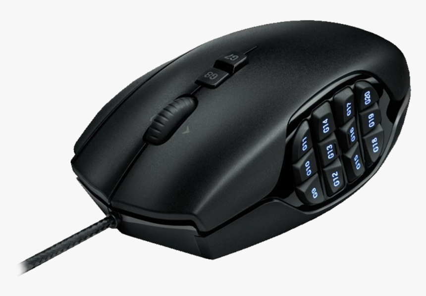 Logitech G600 Mmo Mouse"
 Class= - Logitech G600, HD Png Download, Free Download