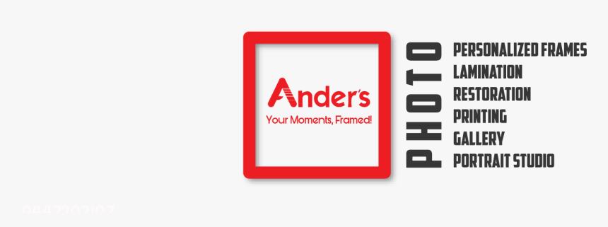 Ander"s Photo Framing & Portrait Studio - Sign, HD Png Download, Free Download