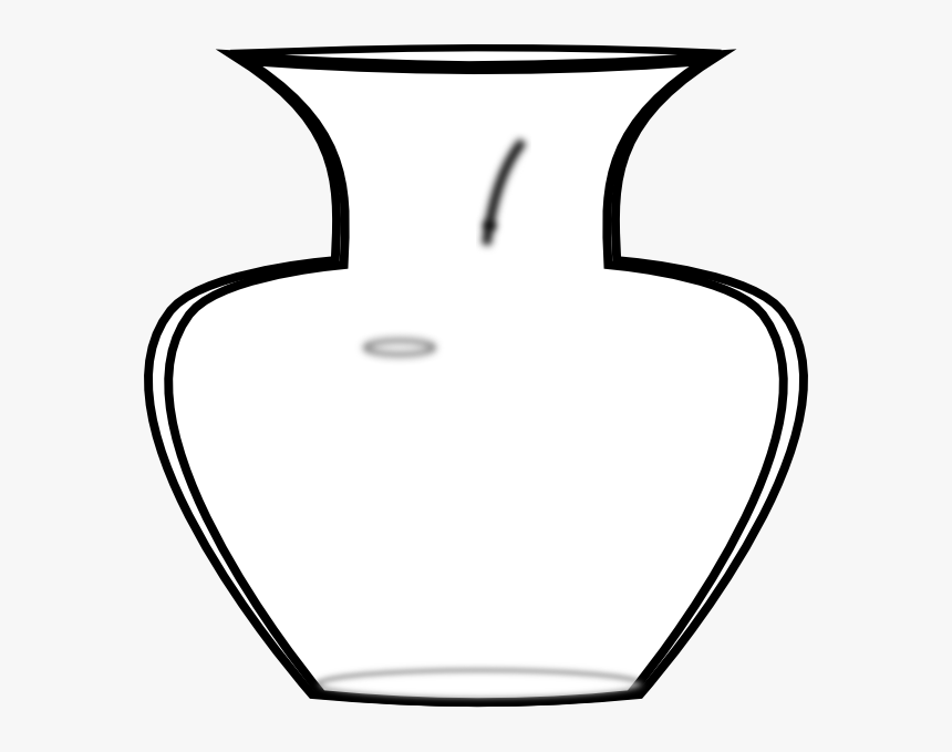 Transparent White Flower Vase Png - Clipart Vase Outline, Png Download, Free Download