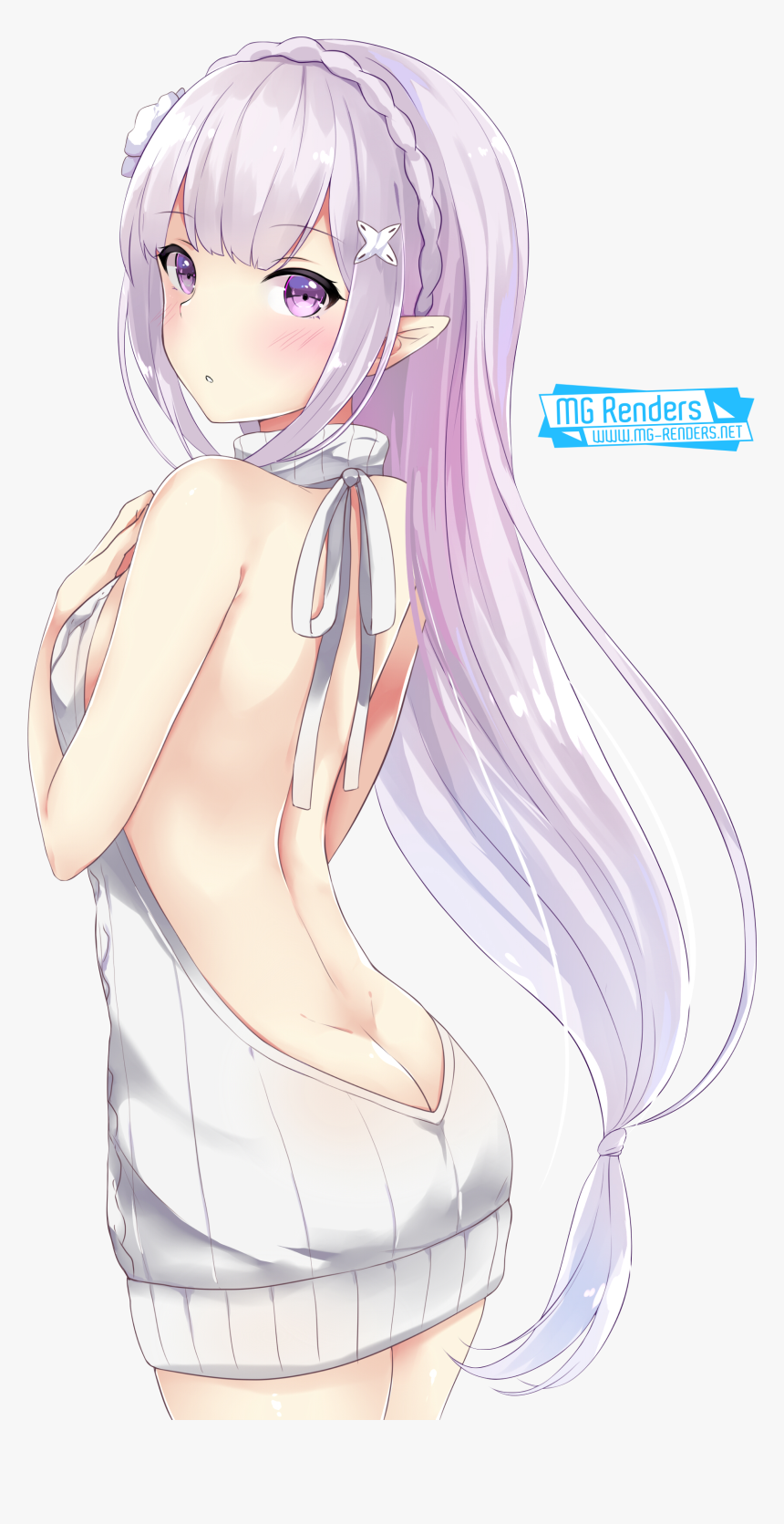 Re Zero Emilia Bondage, HD Png Download, Free Download