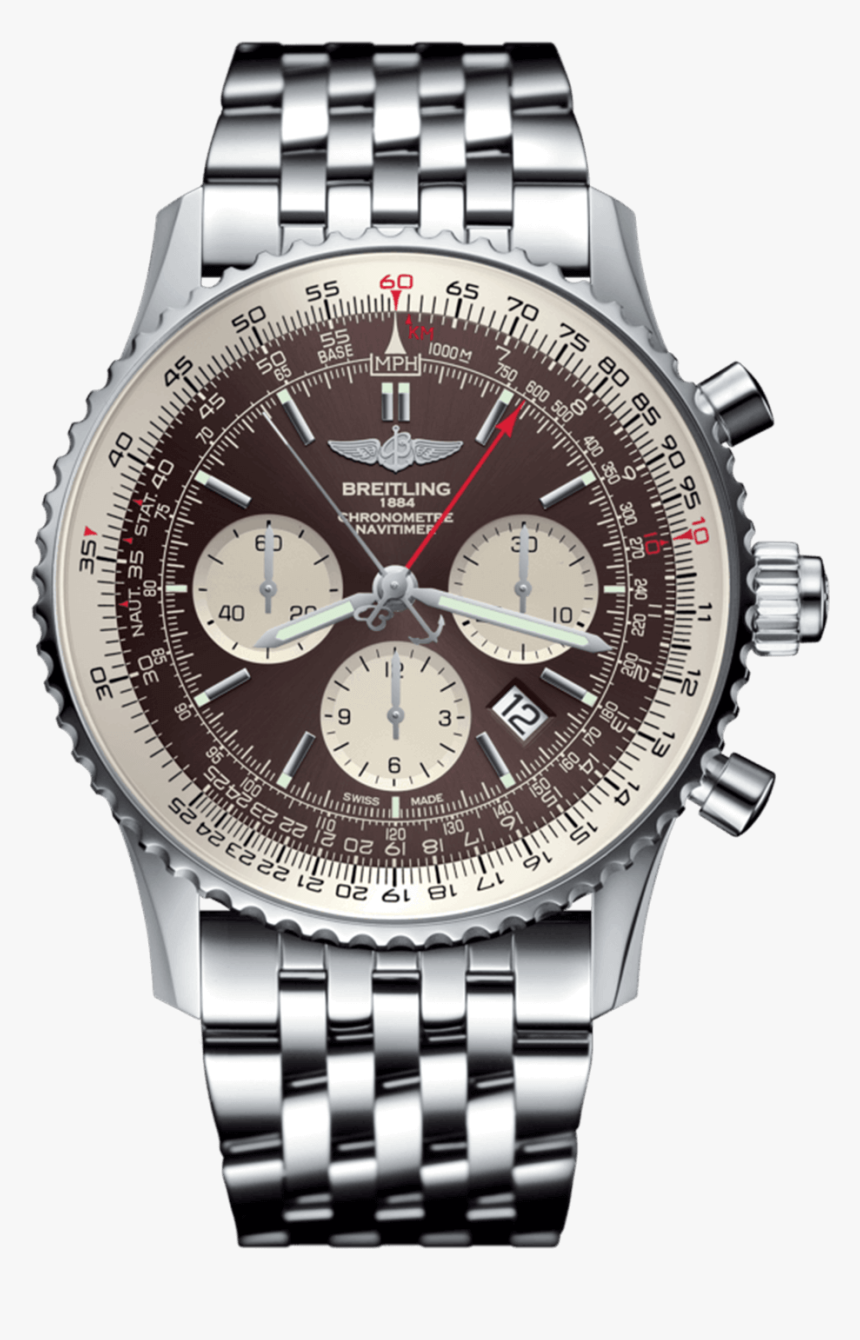 Navitimer 1 B03 Chronograph Rattrapante - Breitling Navitimer B03 Chronograph Rattrapante 45, HD Png Download, Free Download