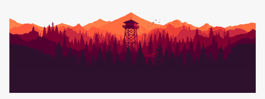 Firewatch Wallpaper Dual Monitor, HD Png Download, Free Download