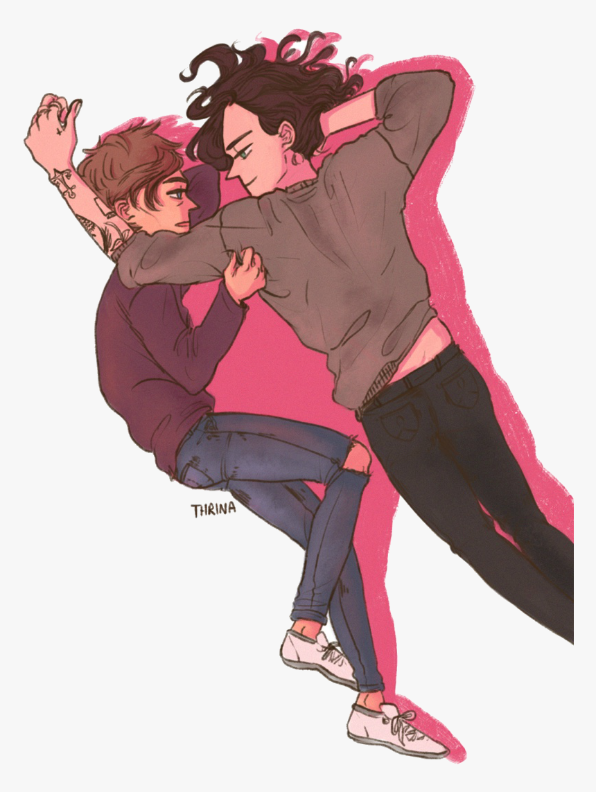 Overlays, Louis Tomlinson, And Larry Stylinson Image - Thrina Larry Fanart, HD Png Download, Free Download