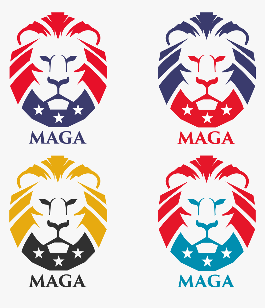 Transparent Maga Hat Png - Trump White Nationalist Lion Logo, Png Download, Free Download