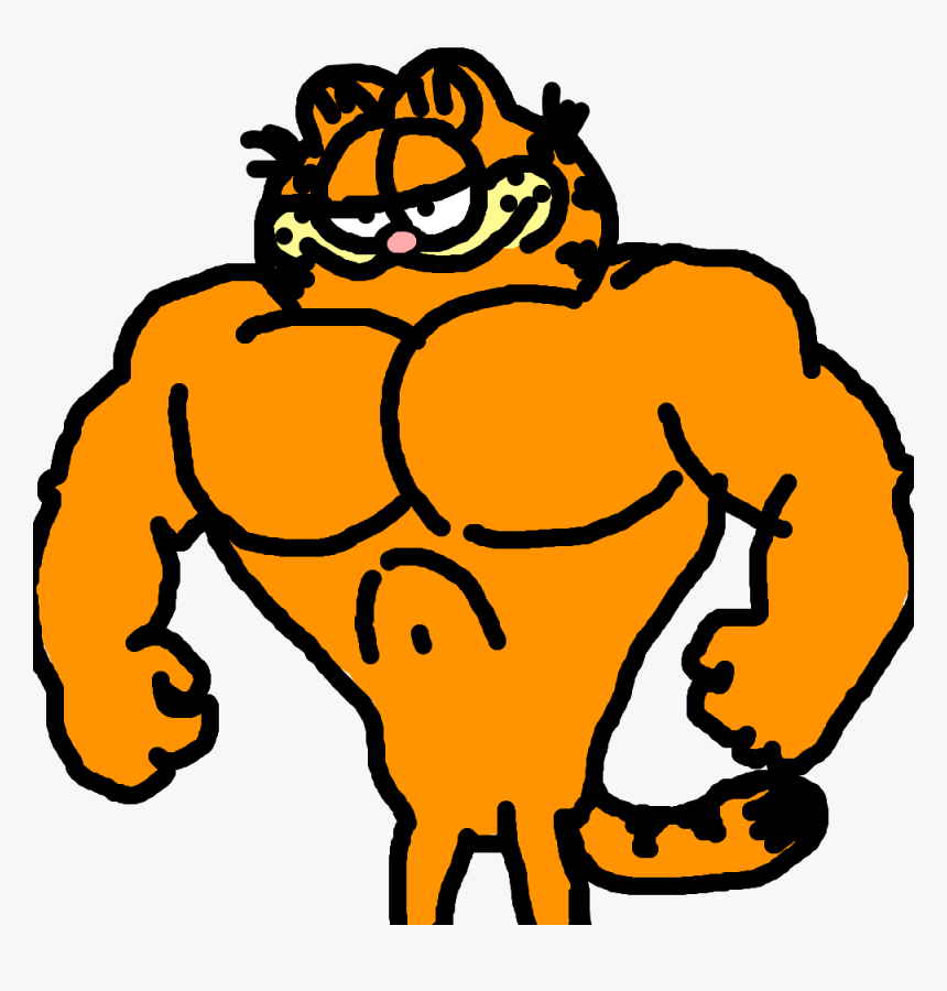 Buff Garfield, HD Png Download, Free Download