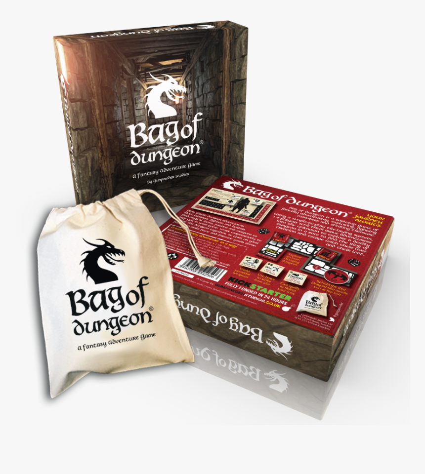 Bag Of Dungeon A Fantasy Adventure Game By Gunpowder - Poker Set, HD Png Download, Free Download