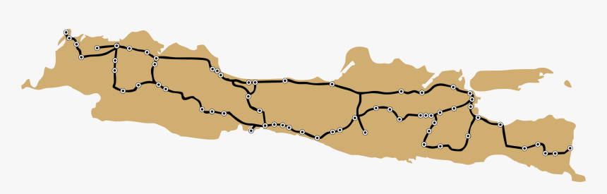 Java Indonesien Train Network, HD Png Download, Free Download