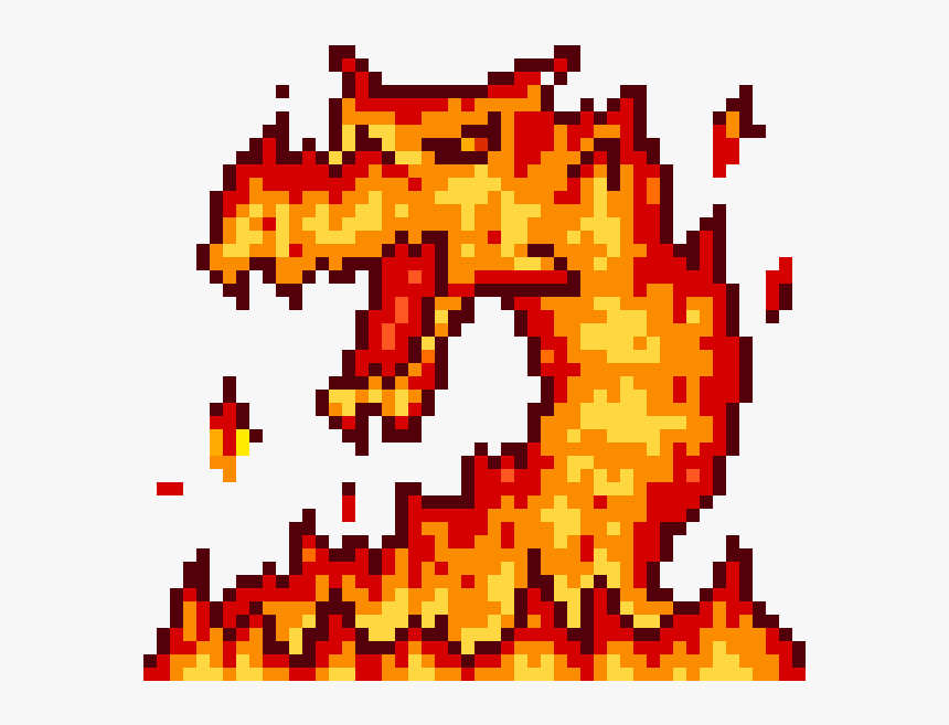 Dragon Minecraft Pixel Art, HD Png Download, Free Download