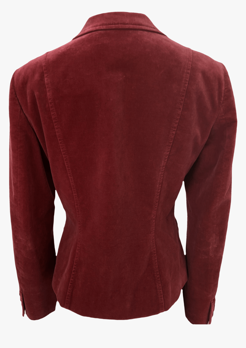 Red Moschino Blazer With Buttons By Moschino - Button, HD Png Download, Free Download