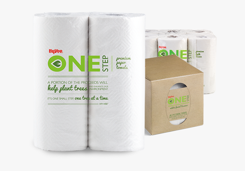 Packages Of One Step Paper Products - Hy Vee, HD Png Download, Free Download