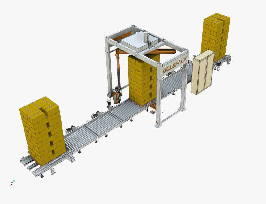 Palletizing Line For Packages - Jet Bridge, HD Png Download, Free Download