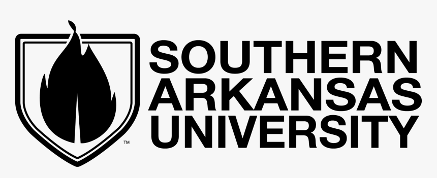 Southern Arkansas University Black And White Logo, HD Png Download, Free Download