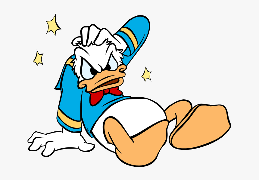 Donald Duck In Bathing Suit Confident Playing Golf - Donald Duck, HD Png Download, Free Download