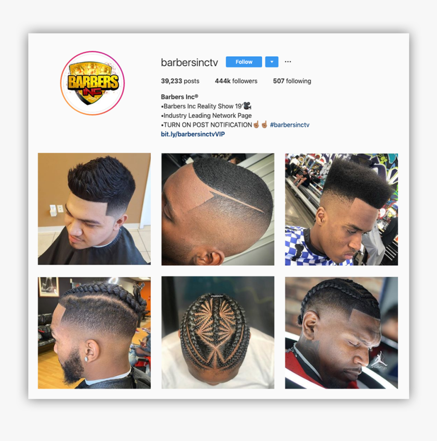 Barber Instagram Account - Barbers To Follow On Instagram, HD Png Download, Free Download