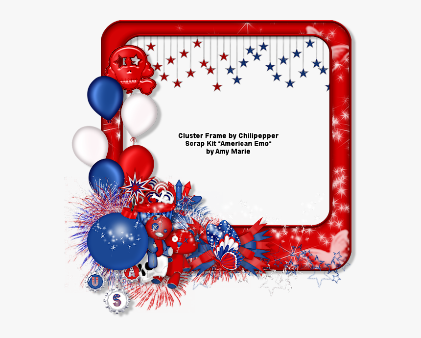 Free 4th Of July Png - 4th Of July Frame Png, Transparent Png, Free Download
