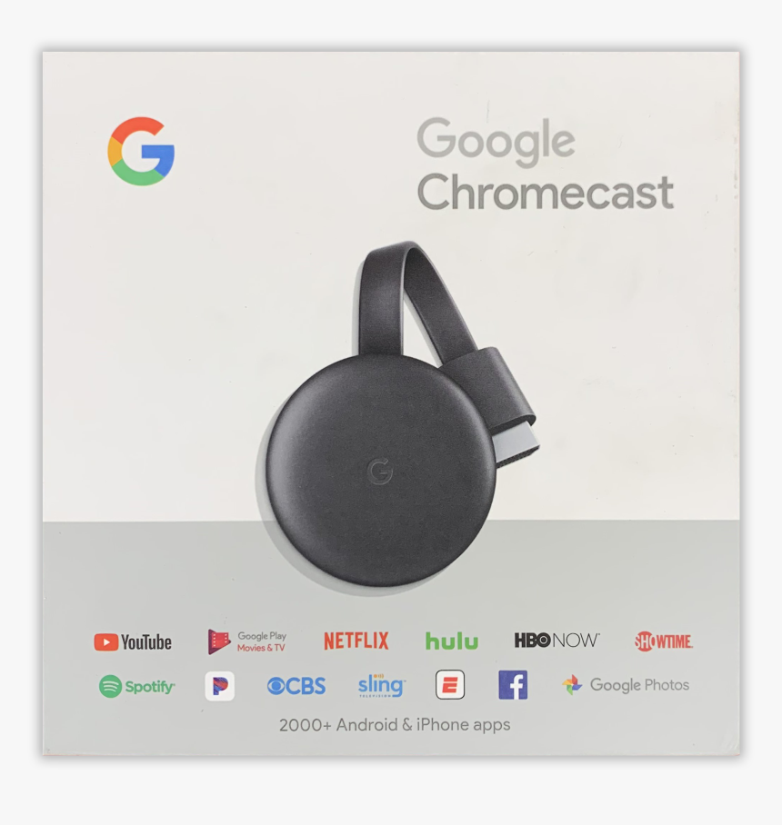 Google Chromecast 3 Box 2019, HD Png Download, Free Download