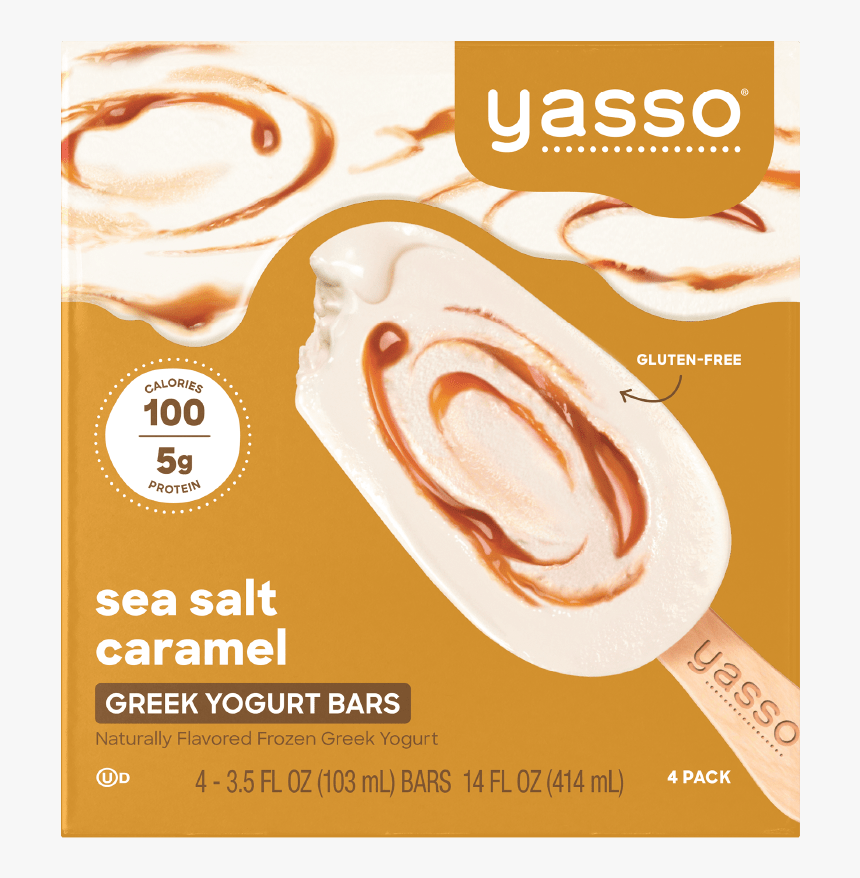 Sea Salt Caramel - Yasso Ice Cream Pops, HD Png Download, Free Download