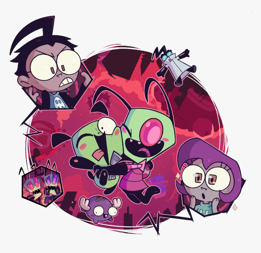 I Truly Enjoyed Every Moment Of Invader Zim - Invader Zim Pizza Sticker, HD Png Download, Free Download