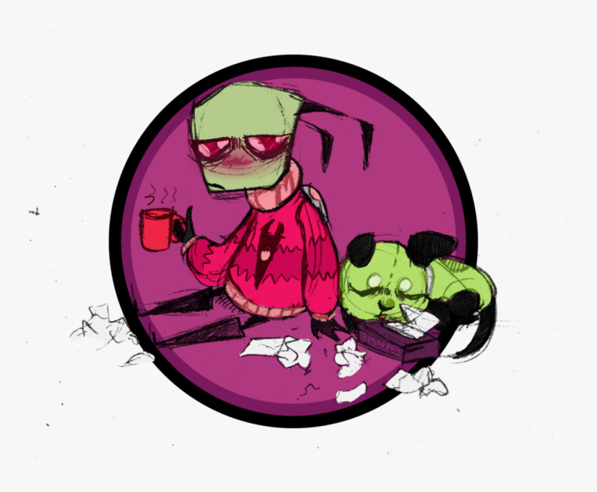 Transparent Invader Zim Clipart - Cartoon, HD Png Download, Free Download