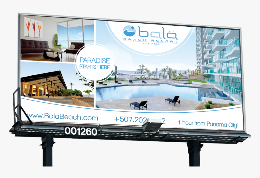 Resort Billboard Design, HD Png Download, Free Download