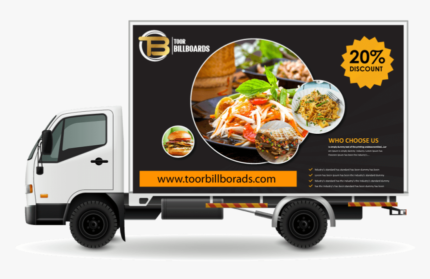 Mobile Billboard Advertising And Promotions Company - Advertisement On Trucks, HD Png Download, Free Download