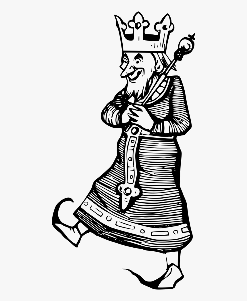 King Clipart Black And White, HD Png Download, Free Download