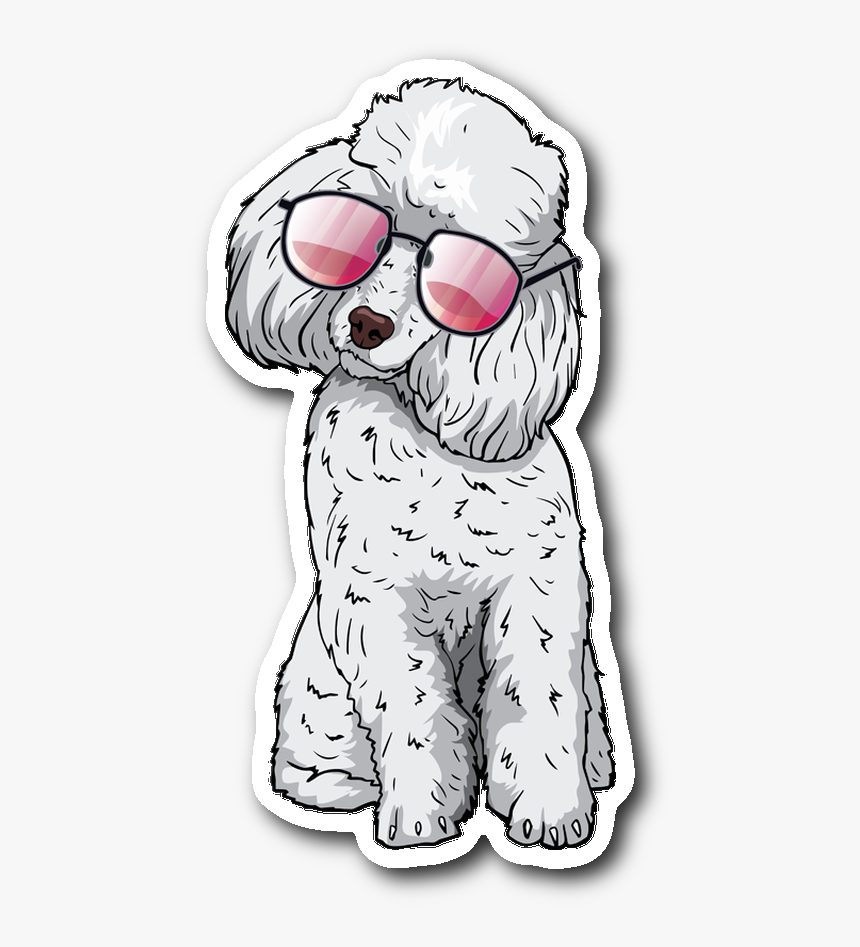 Transparent Poodle Dog Clipart - Funny Cartoon Poodle Dog, HD Png Download, Free Download