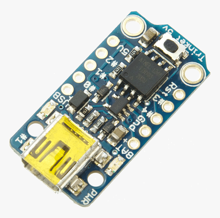 Adafruit Trinket 5v - Electronic Component, HD Png Download, Free Download