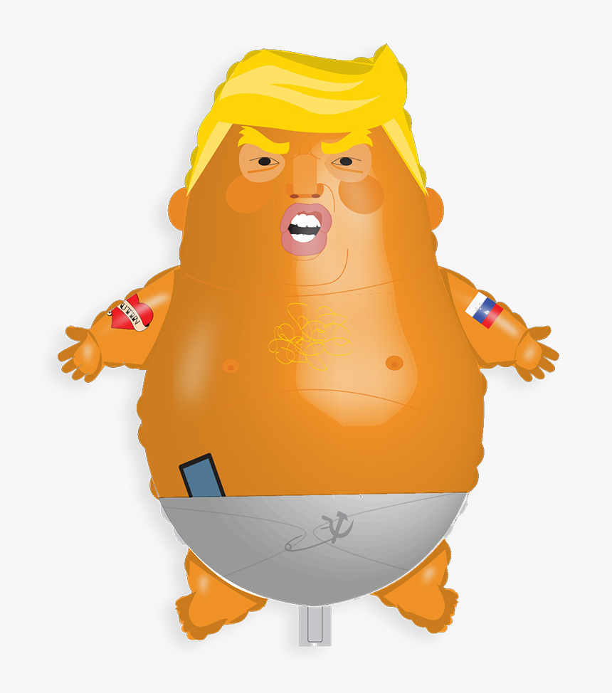 Transparent Mad Dog Clipart - Baby Trump Balloon Png, Png Download, Free Download