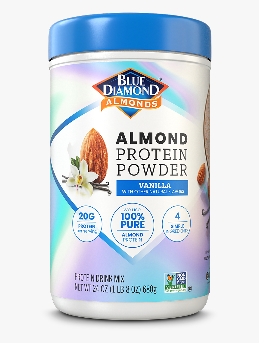 Vanilla Almond Protein Powder Drink Mix - Blue Diamond Almonds, HD Png Download, Free Download